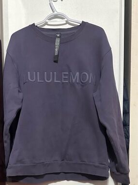 Lululemon Embossed Logo Crewneck Sweatshirt - Deep Purple